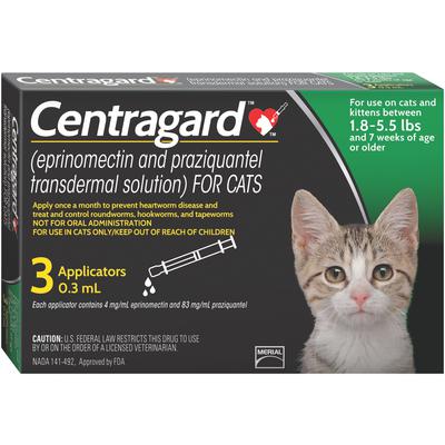 Centragard for Cats 1.8 - 5.5 lbs (6 Dose)