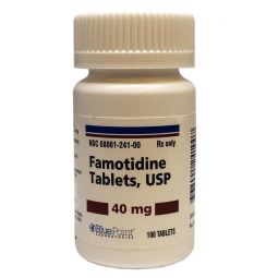 Famotidine 40mg PER TABLET