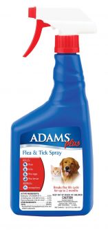 Adams Plus Flea and Tick Spray 16 oz