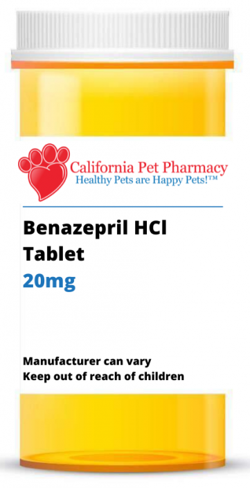 Benazepril HCl 20mg 100 Tablets