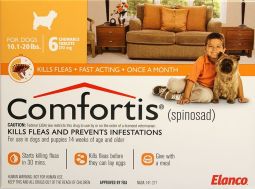 Comfortis 270mg for Cats 6.1-12 lbs and Dogs 10-20 lbs 6 PK