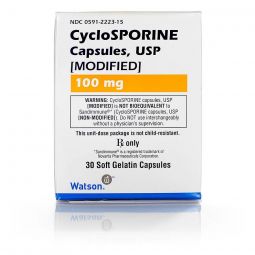 Cyclosporine Modified 100mg 30 Capsules