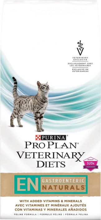 Purina Pro Plan Veterinary Diets EN Gastroenteric Naturals Feline Dry Cat Food 10 lb