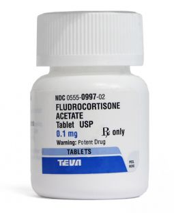 Fludrocortisone 0.1 mg PER TABLET