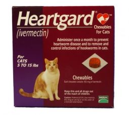 1 MONTH Heartgard for Cats 5 to 15 lbs