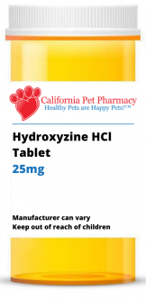 Hydroxyzine HCl 25 mg PER TABLET