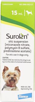 Surolan Otic Suspension 15 mL